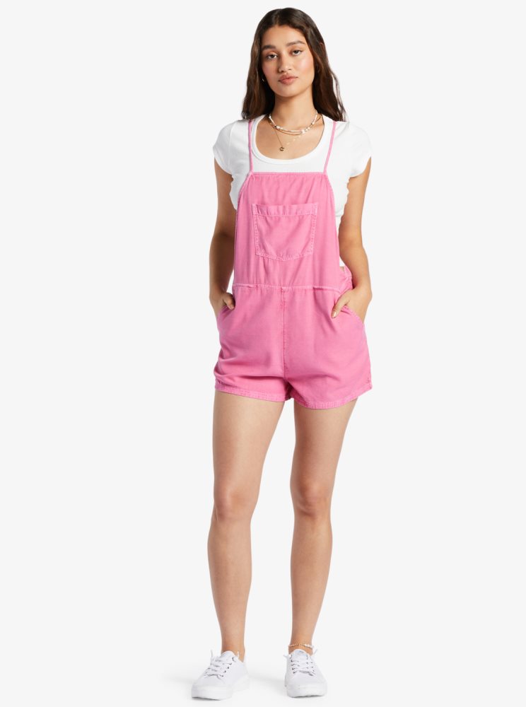 Pink Women\'s Roxy Fresh Rompers | USA GXNB-71628