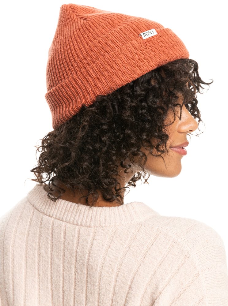 Pink Women's Roxy Island Fox Beanie | USA MRPT-13768