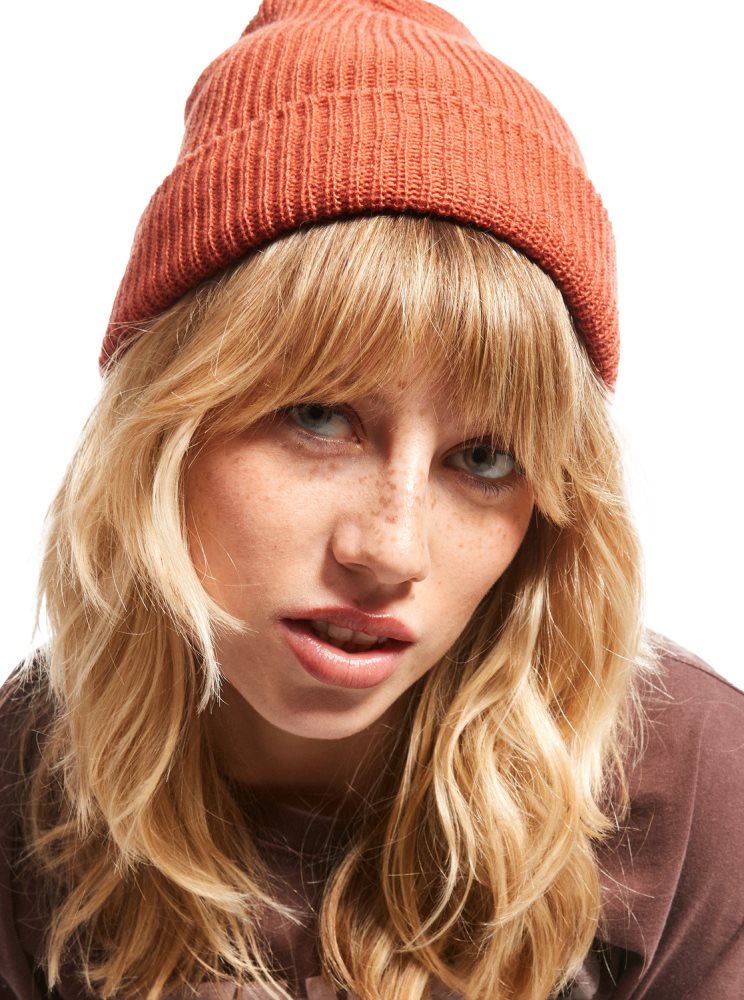 Pink Women\'s Roxy Island Fox Beanie | USA MRPT-13768