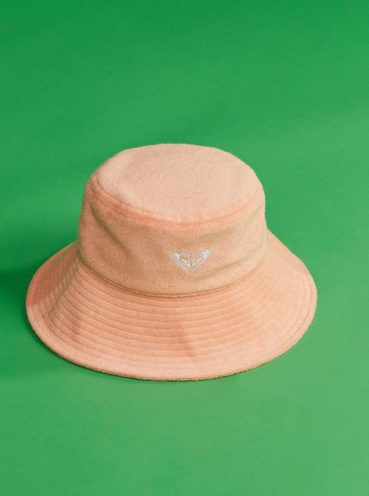 Pink Women's Roxy Kiwi Colada Bucket Hats | USA LRNJ-73041