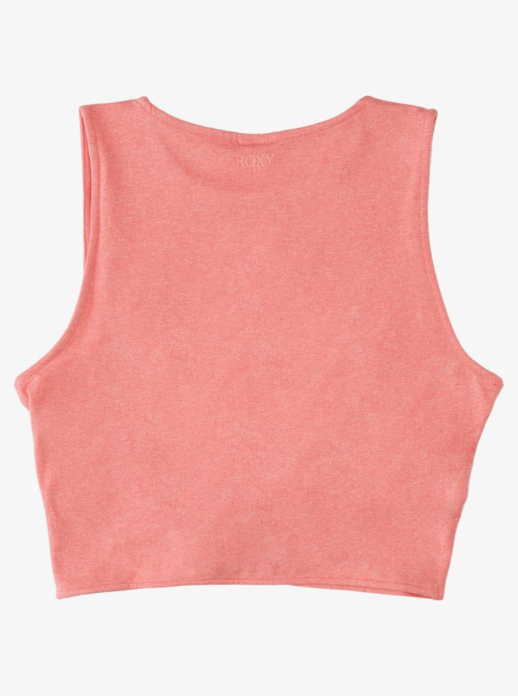 Pink Women's Roxy Sun Might Shine Sports Tops | USA GBPF-61453