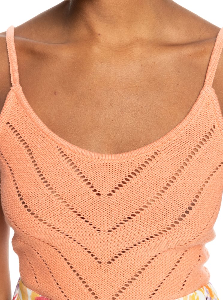 Pink Women's Roxy Sunrise Club Strappy Tanks | USA EHVX-42109