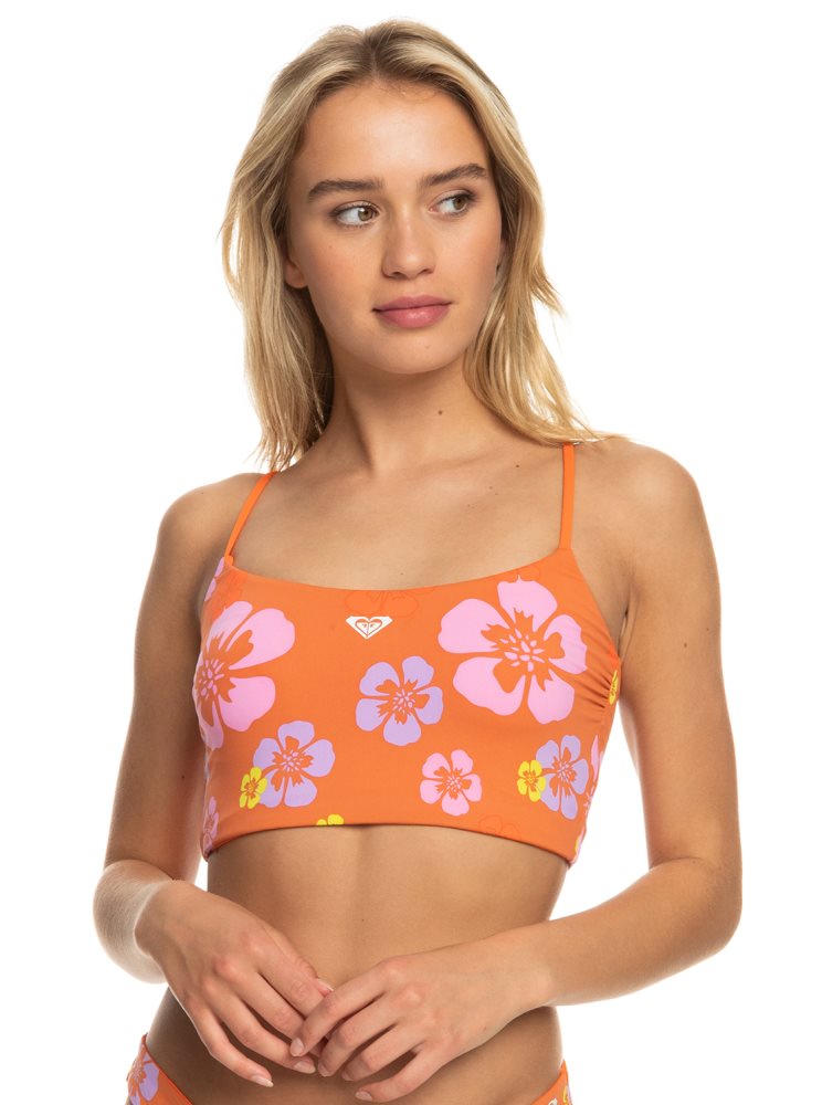 Pink Women's Roxy Surf.Kind.Kate. Reversible Tank Bikini Tops | USA STFU-01238