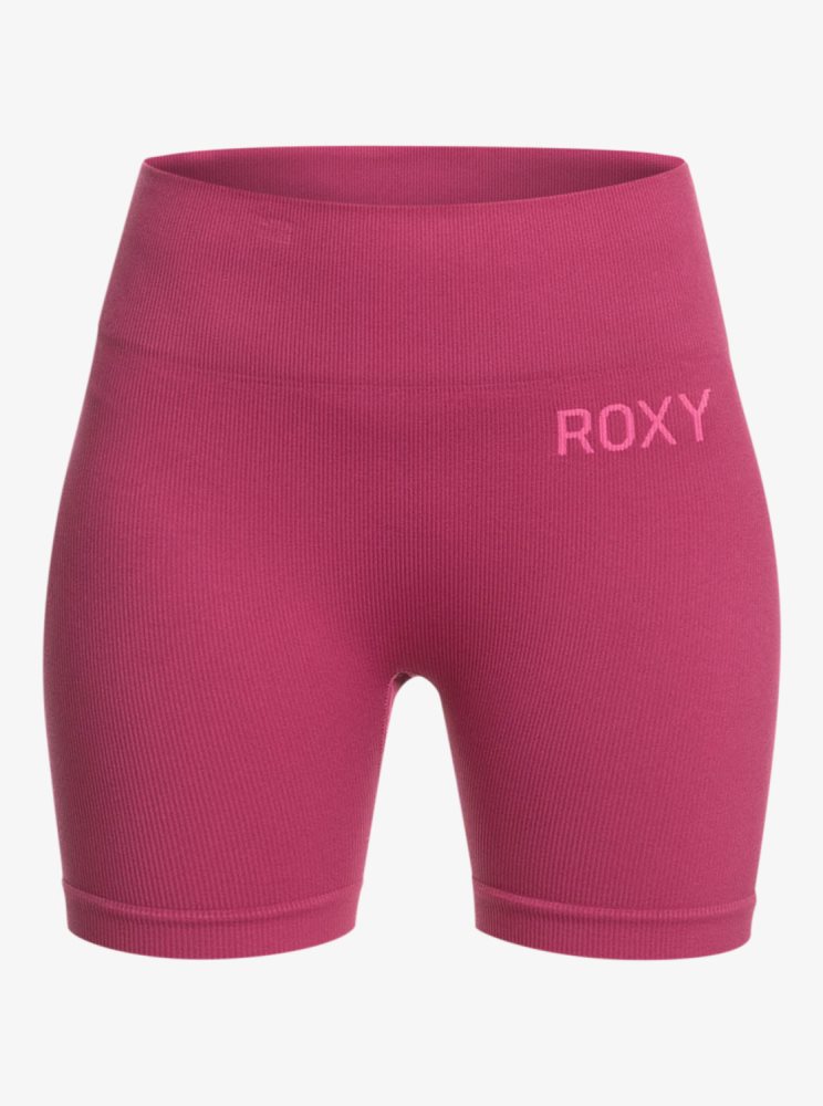 Pink Women's Roxy Time To Pretend Bike Shorts | USA PRTS-20593