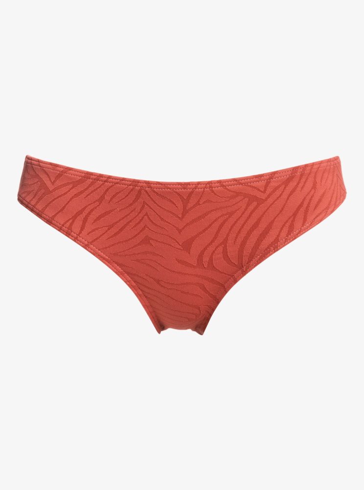 Pink Women's Roxy Wild Babe Full Bikini Bottoms | USA JIBF-56230