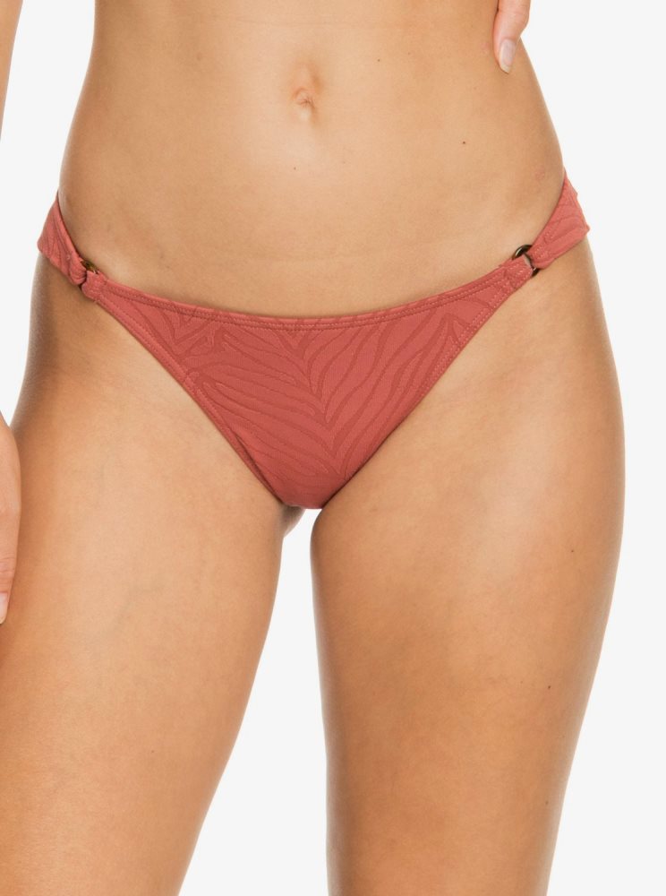 Pink Women\'s Roxy Wild Babe Mini Bikini Bottoms | USA OMRY-15087