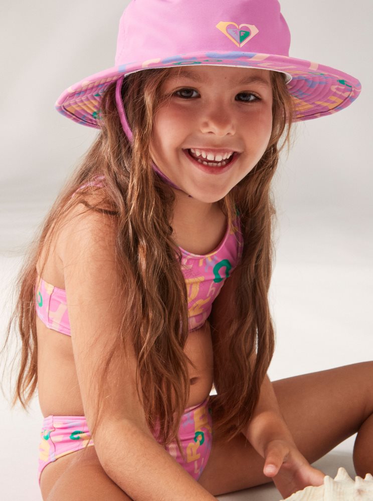 Purple Kids' Roxy 2-7 Pudding Cake Floating Bucket Hats | USA WTPO-42360