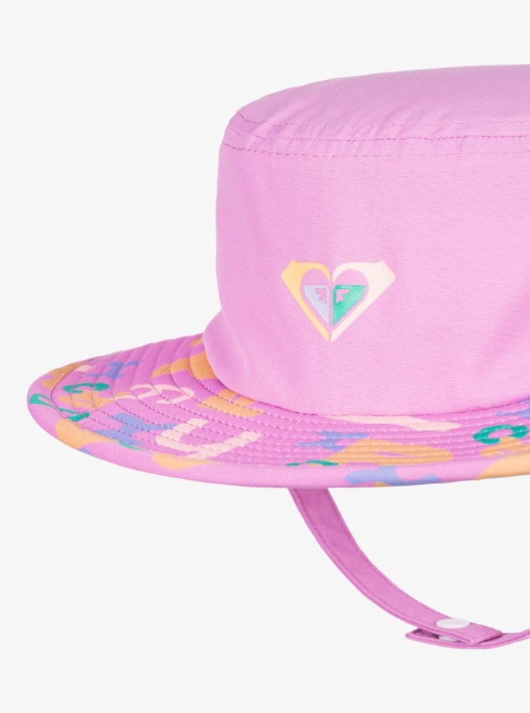 Purple Kids' Roxy 2-7 Pudding Cake Floating Bucket Hats | USA WTPO-42360