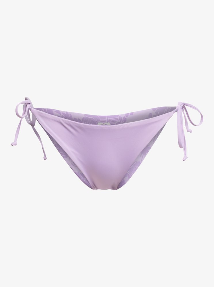 Purple Rose Women's Roxy Surf.Kind.Kate. Tie Side Reversible Bikini Bottoms | USA NLXY-06158