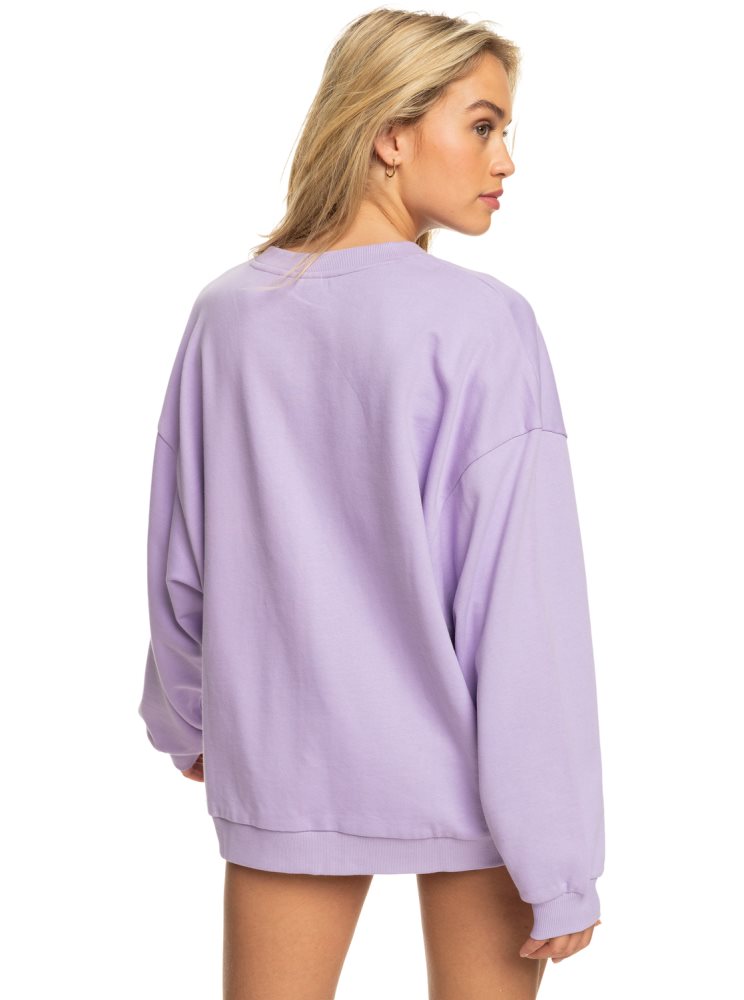 Purple Rose Women's Roxy Surf.Kind.Kate. Sweatshirts | USA OALG-26749