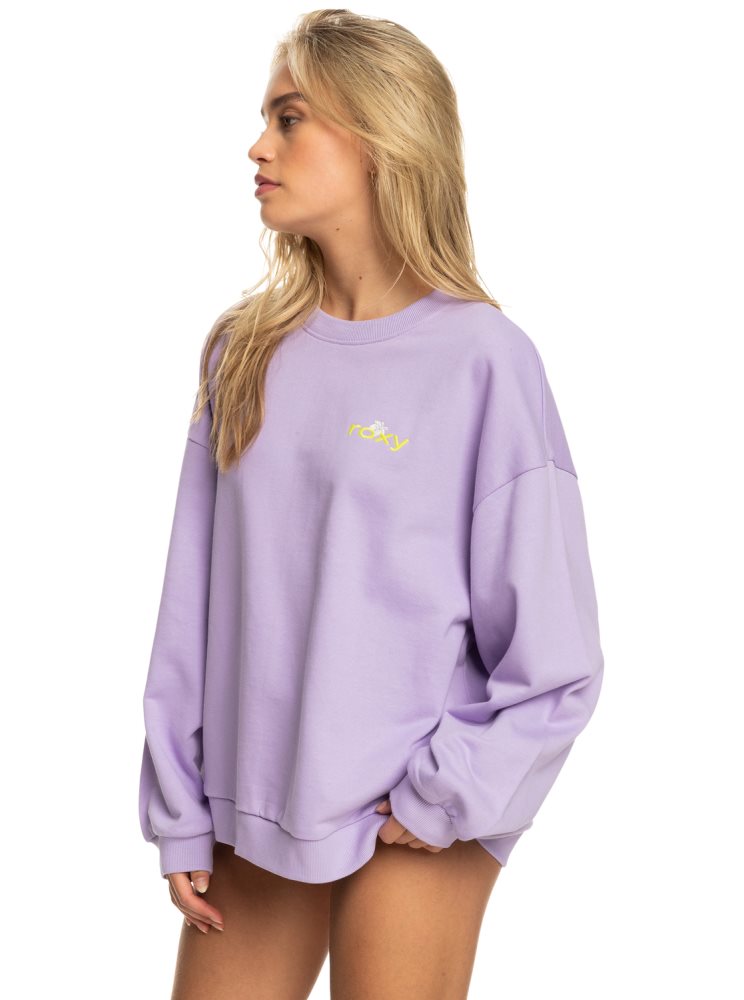 Purple Rose Women's Roxy Surf.Kind.Kate. Sweatshirts | USA OALG-26749