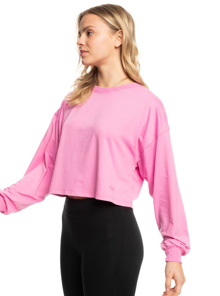 Purple Women's Roxy Naturally Active Long Sleeve T Shirts | USA VDRX-38061