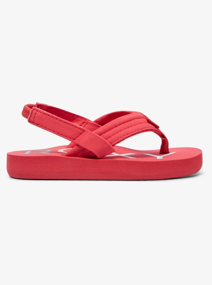 Red Kids' Roxy Vista Sandals | USA DUJH-80362