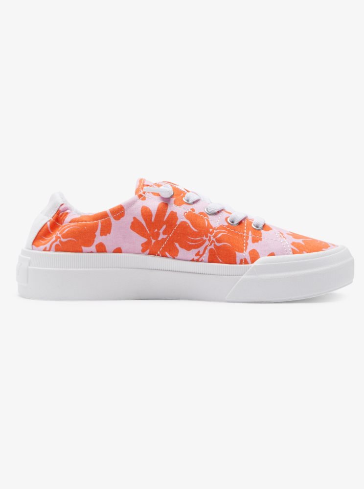 Red / Pink Women's Roxy Surf.Kind.Kate. Sneakers | USA FCMV-65371