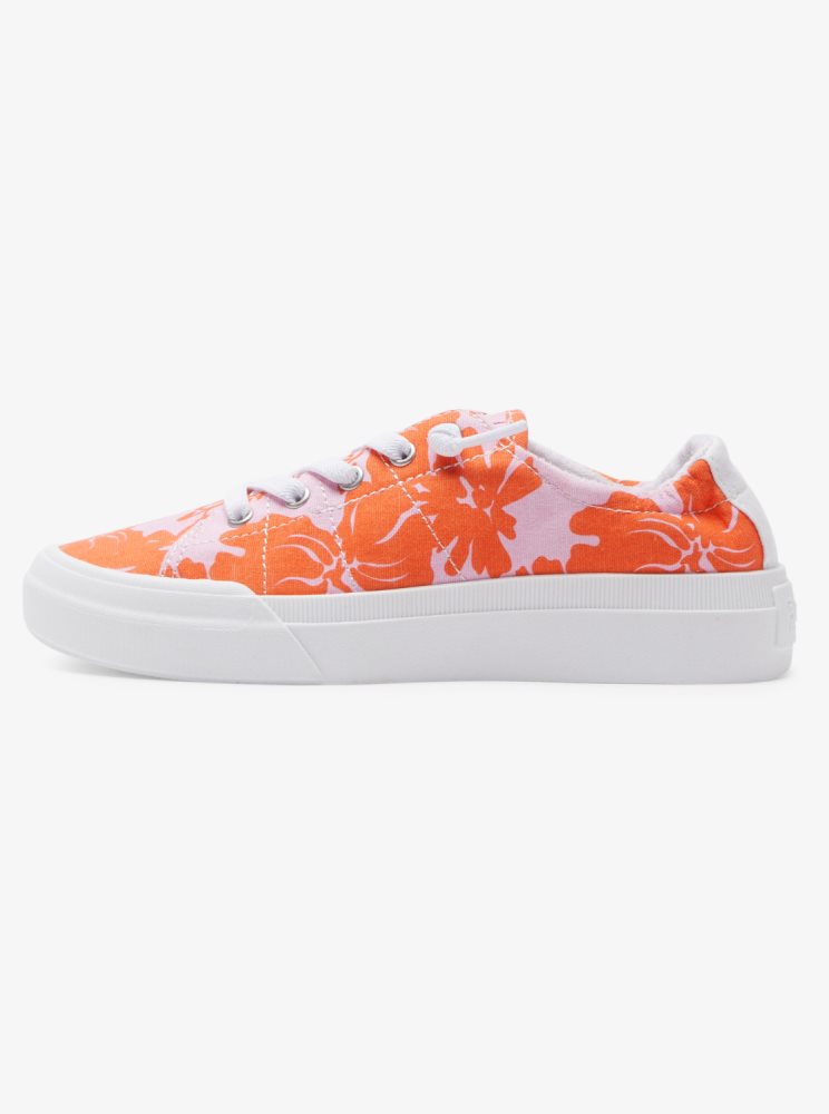 Red / Pink Women's Roxy Surf.Kind.Kate. Sneakers | USA FCMV-65371