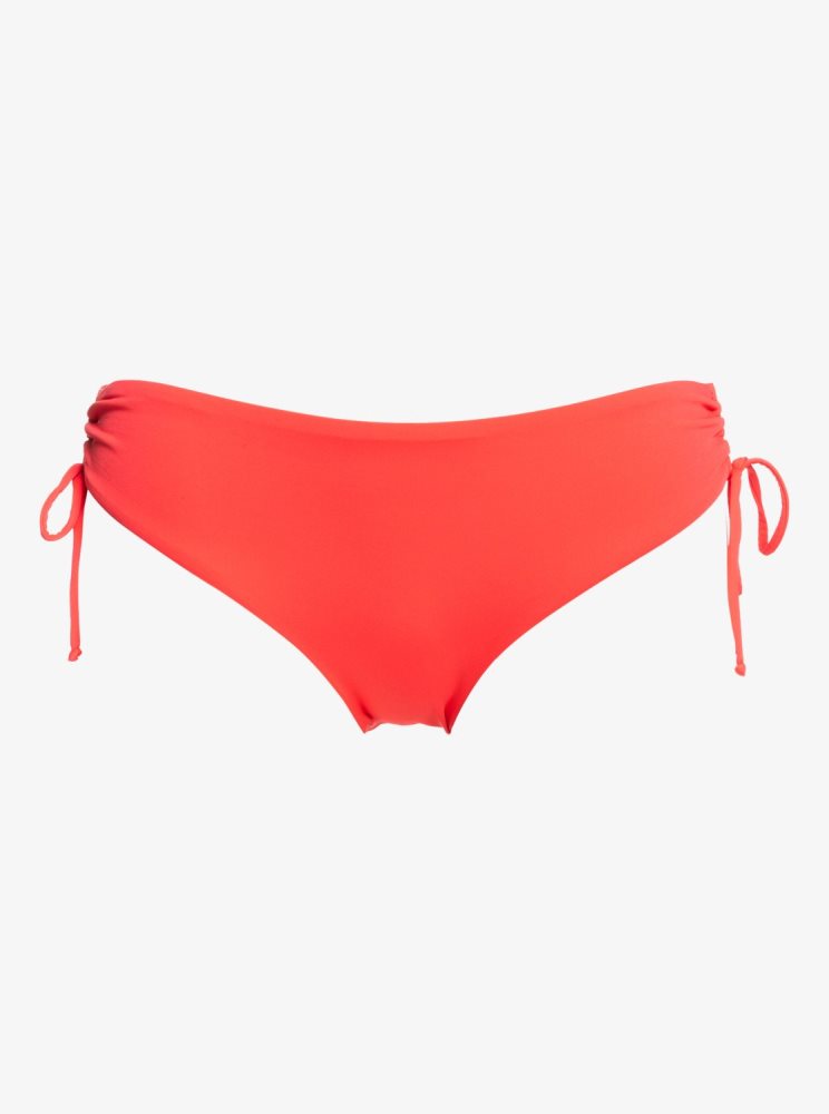 Red Women's Roxy Sd Beach Classics Fa Hipster B Separate Bikini Bottoms | USA TZGB-78604