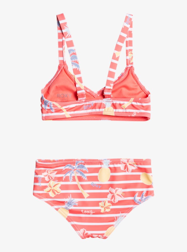 Rose Kids' Roxy 2-7 Little Pineapple Bralette Set Bikinis | USA CSAZ-09765