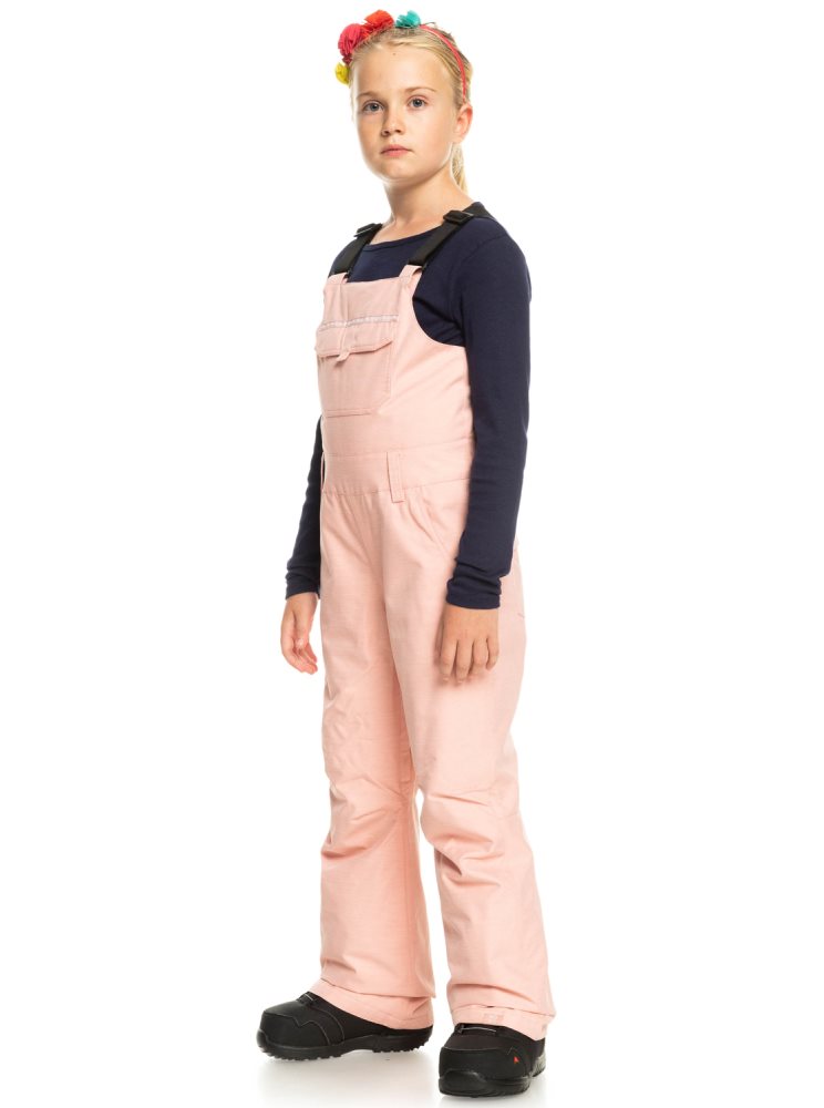 Rose Kids' Roxy 4-16 Non Stop Bib Snow Pants | USA PJIZ-07645