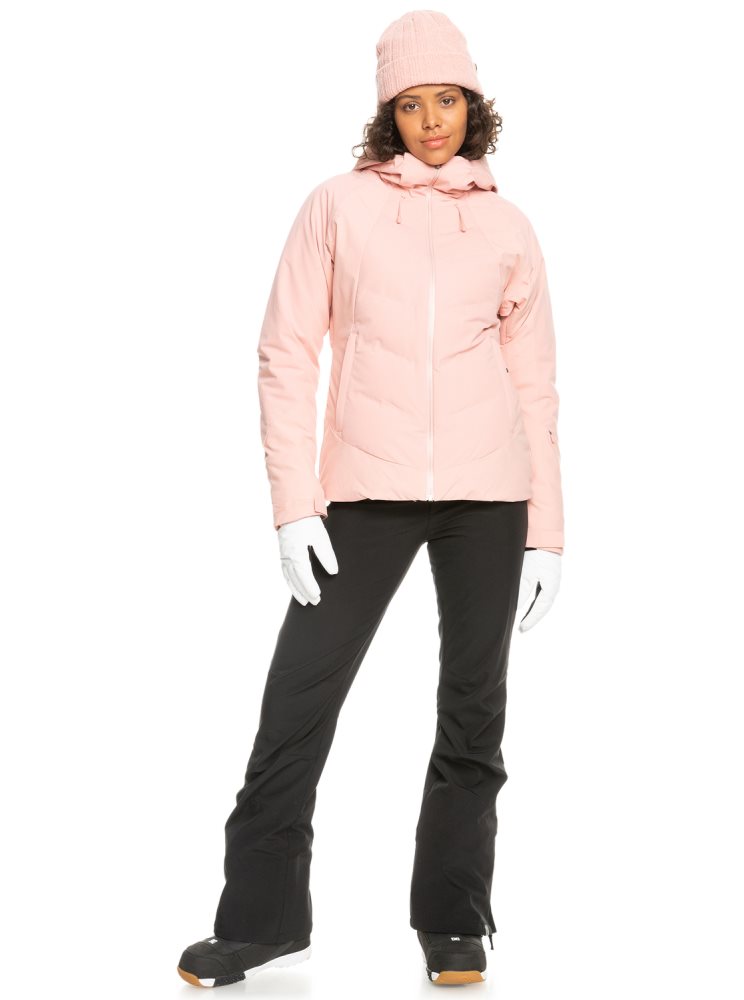 Rose Women's Roxy Dusk Insulated Ski Jackets | USA HIME-69085