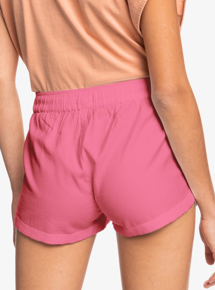 Rose Women's Roxy New Impossible Love Elasticized Shorts | USA GLTP-40672