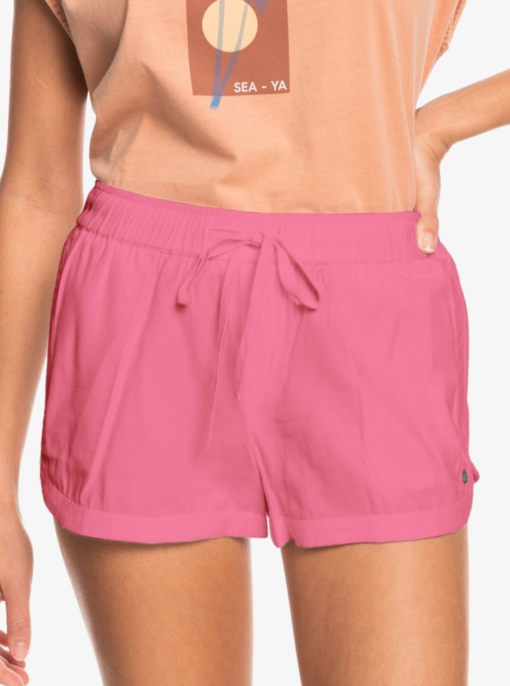 Rose Women\'s Roxy New Impossible Love Elasticized Shorts | USA GLTP-40672