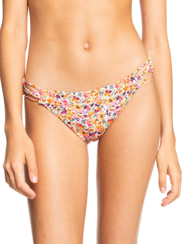 Rose Women\'s Roxy Printed Beach Classics Hipster Bikini Bottoms | USA DENK-69128