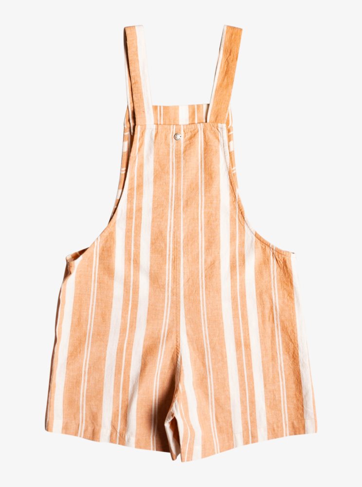 Stripes Kids' Roxy Old Town Road Sleeveless Rompers | USA UJTI-68715