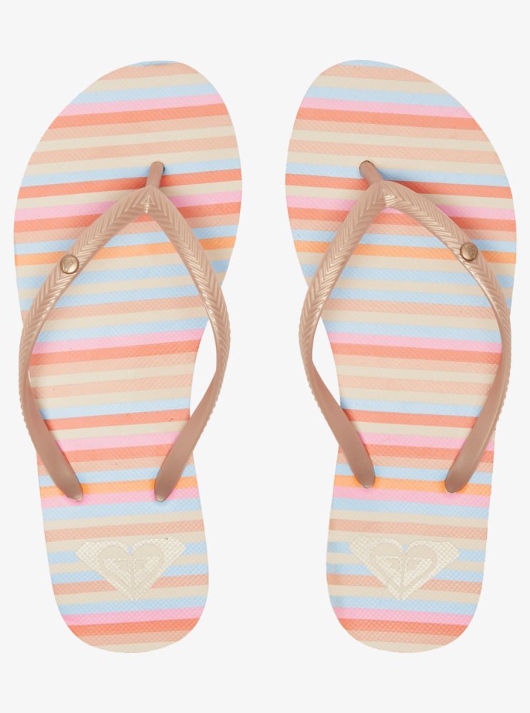 Stripes Women's Roxy Bermuda Sandals | USA EZBU-12936