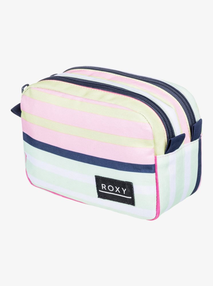 Stripes Women's Roxy Morning Vibes Pencil Case | USA PYGB-46832