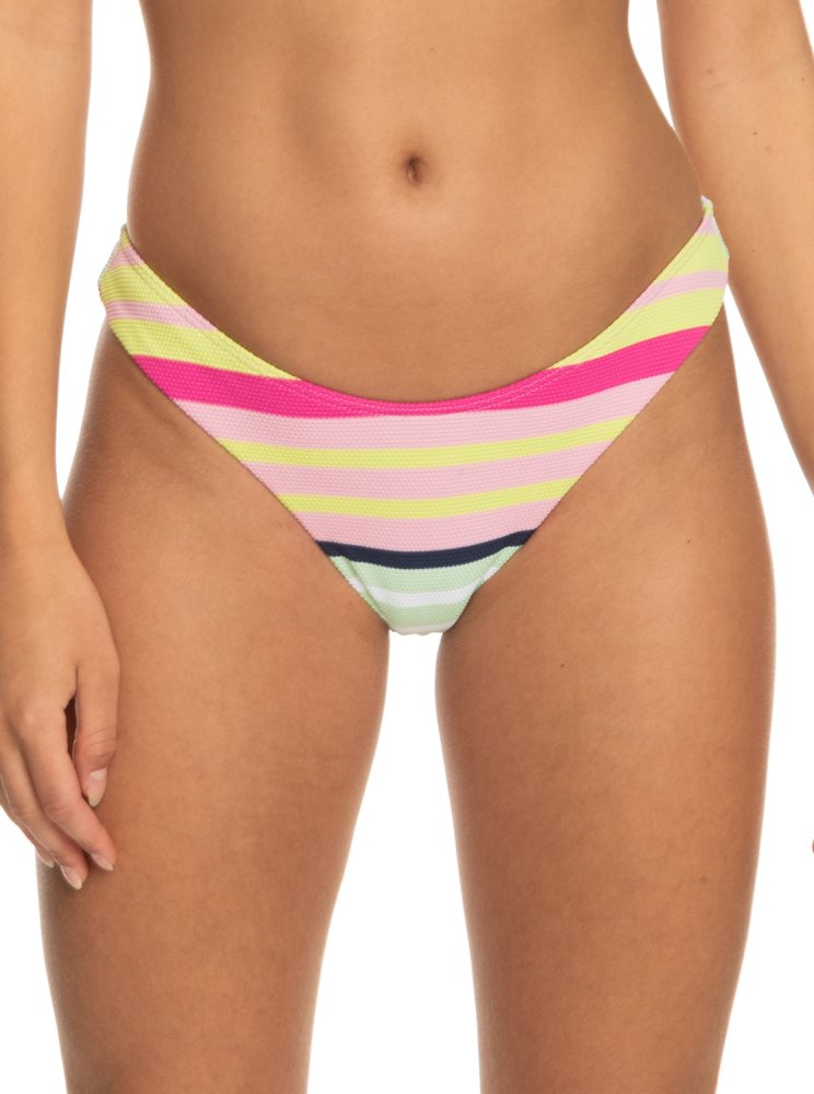 Stripes Women's Roxy Stripe Soul Cheeky Bikini Bottoms | USA YSMI-85307