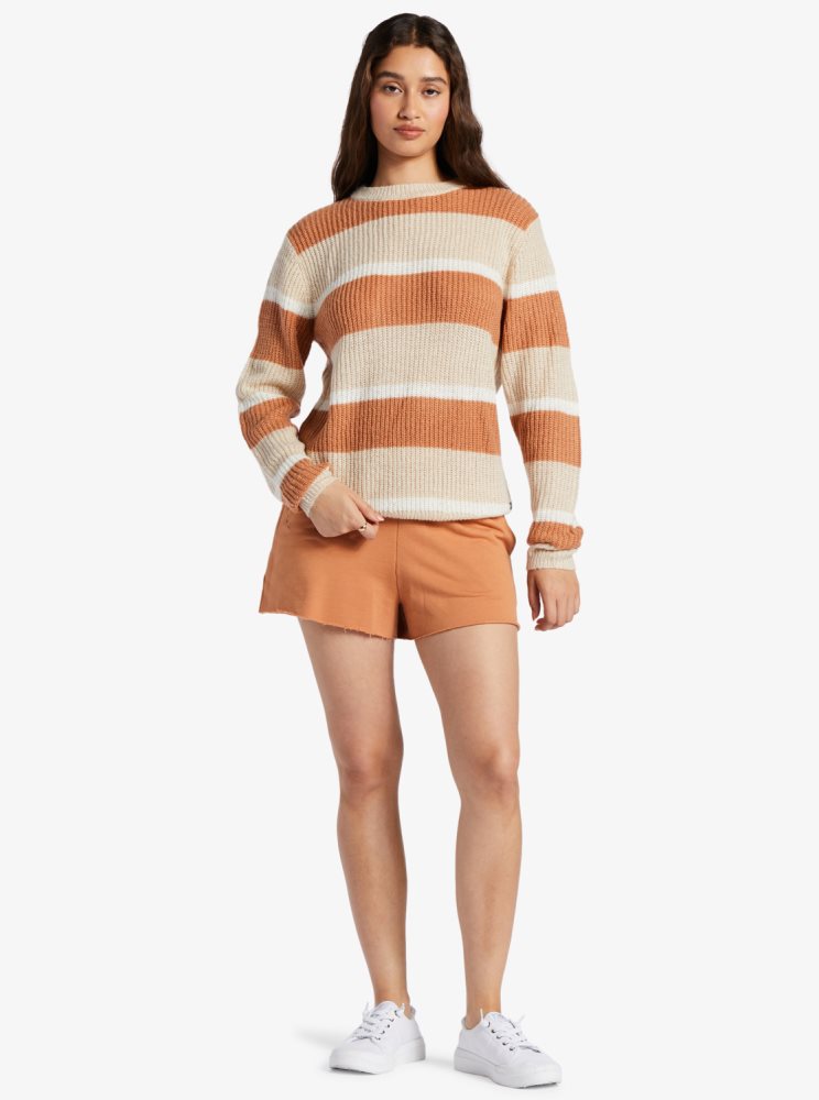 Stripes Women's Roxy Sweetest Dream Sweaters | USA YMGJ-07549