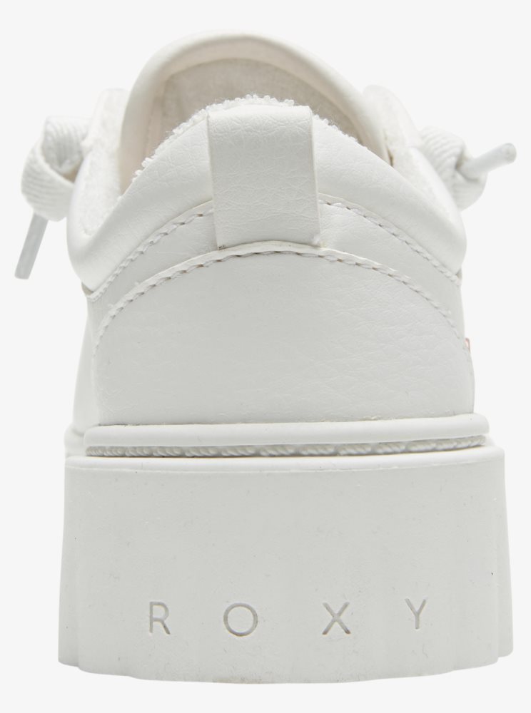 White Kids' Roxy 4-16 Sheilahh Slip On Shoes | USA RAZU-12045