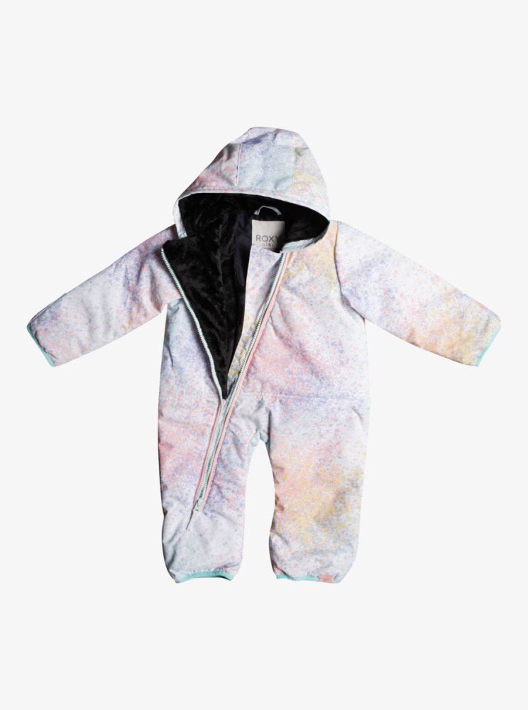 White Kids' Roxy Rose Insulated Snow Suit Baby Ski Jackets | USA YERP-63907