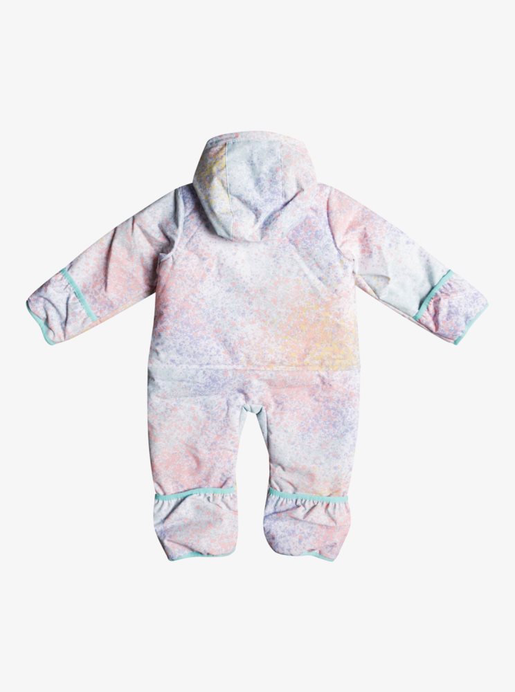 White Kids' Roxy Rose Insulated Snow Suit Baby Ski Jackets | USA YERP-63907