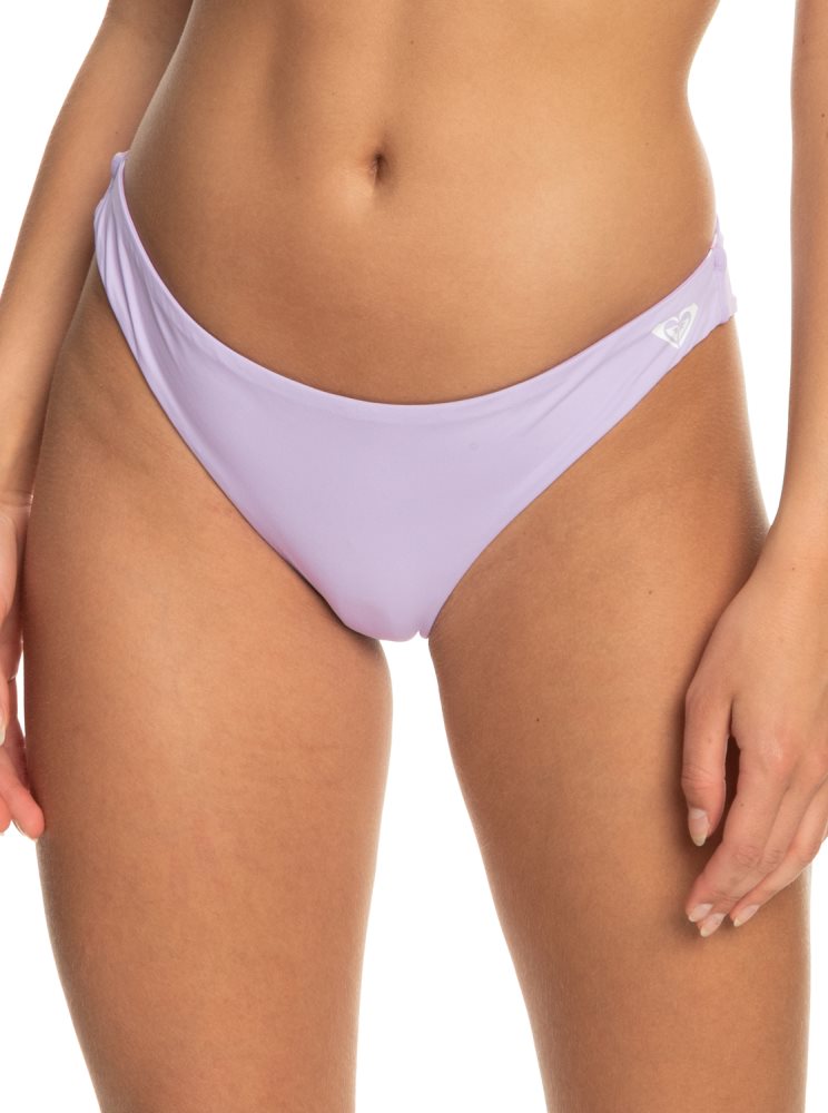 White Stripes Women's Roxy Surf.Kind.Kate. Cheeky Bikini Bottoms | USA DOBA-78239