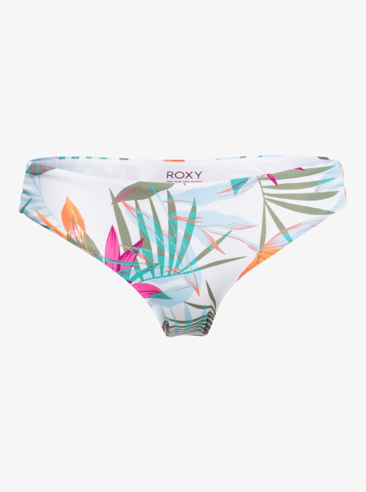 White Women's Roxy Beach Classics Hipster Bikini Bottoms | USA YVMJ-50721