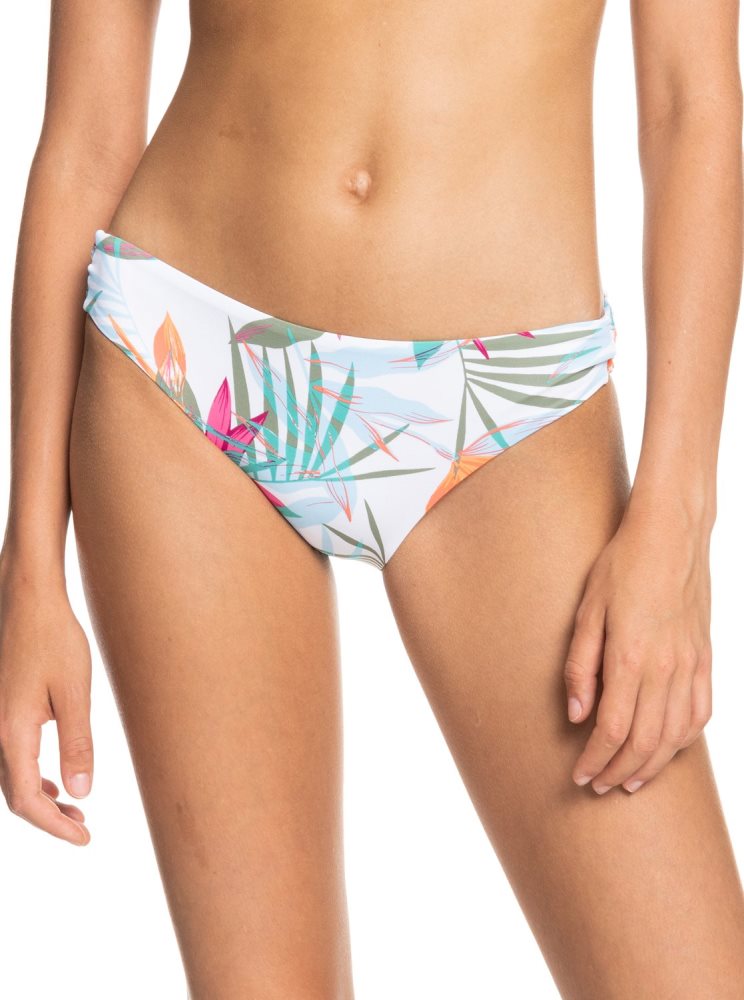 White Women\'s Roxy Beach Classics Hipster Bikini Bottoms | USA YVMJ-50721