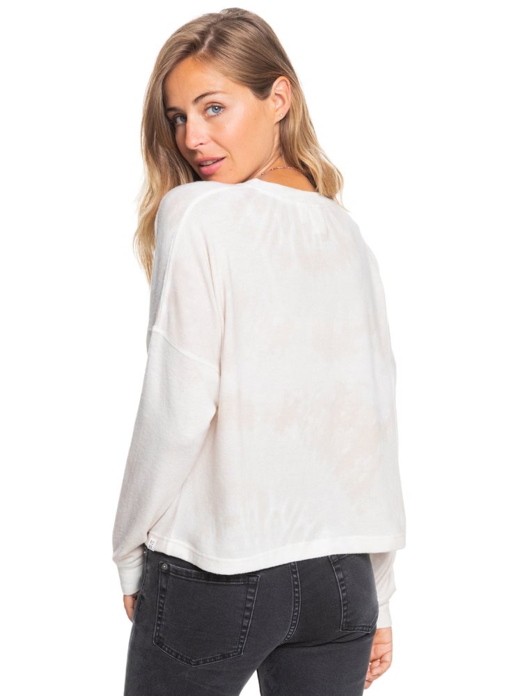 White Women's Roxy Current Mood Cozy Tops | USA OUBK-23470