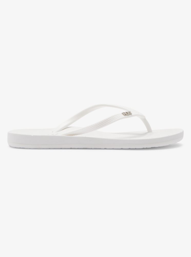 White Women's Roxy Jettie Sandals | USA HYNS-79645