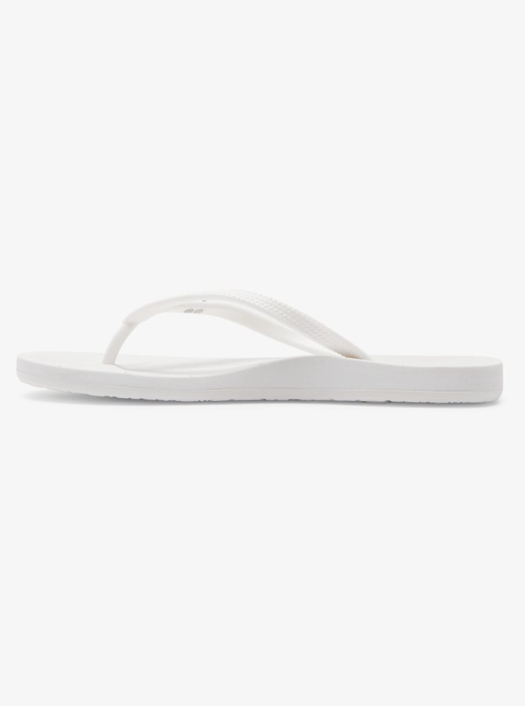 White Women's Roxy Jettie Sandals | USA HYNS-79645