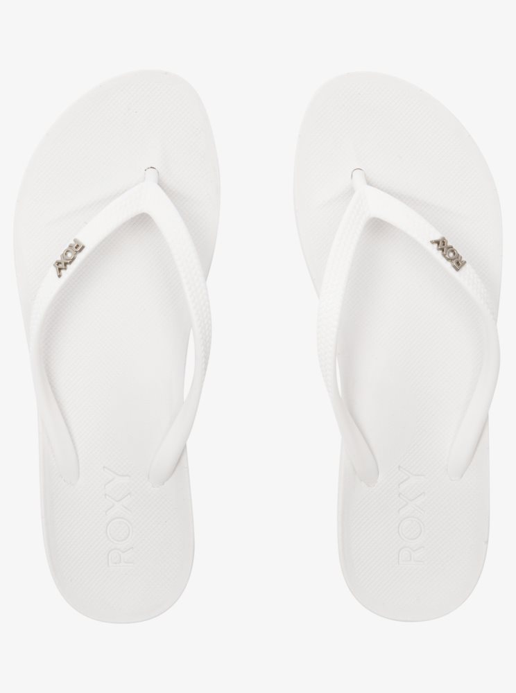 White Women's Roxy Jettie Sandals | USA HYNS-79645