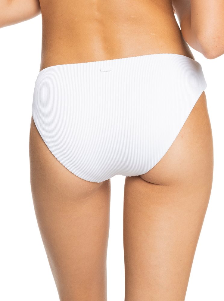 White Women's Roxy Love The Comber Bikini Bottoms | USA XEPB-85091