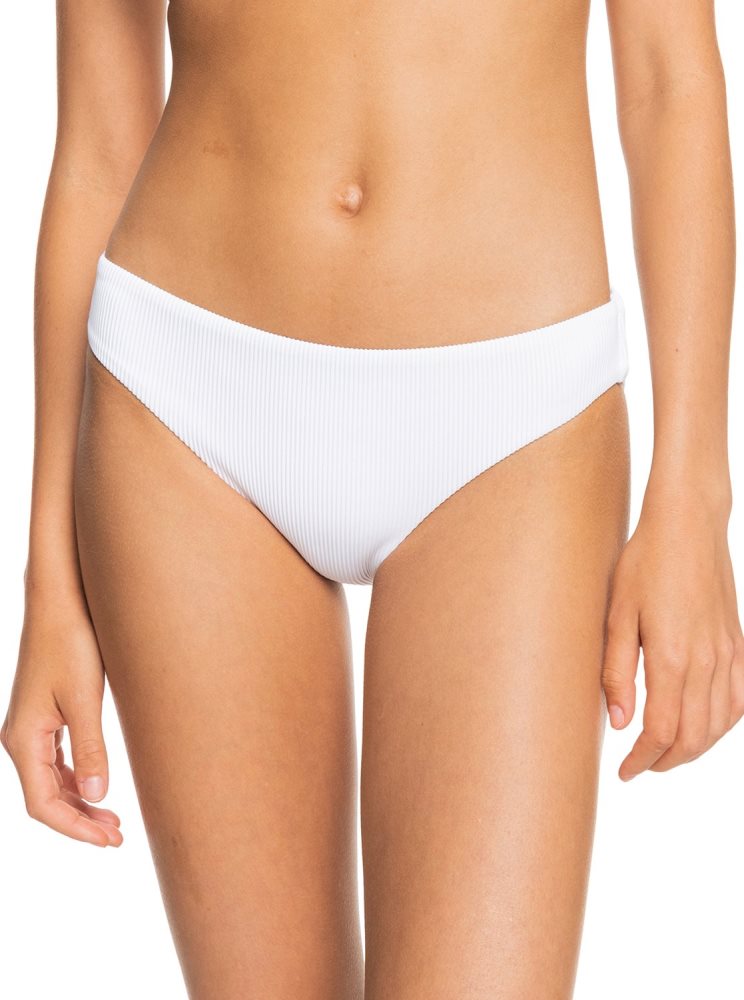 White Women\'s Roxy Love The Comber Bikini Bottoms | USA XEPB-85091