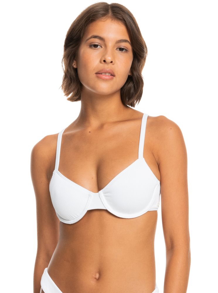 White Women's Roxy Love The Muse Bikini Tops | USA JEWT-18349