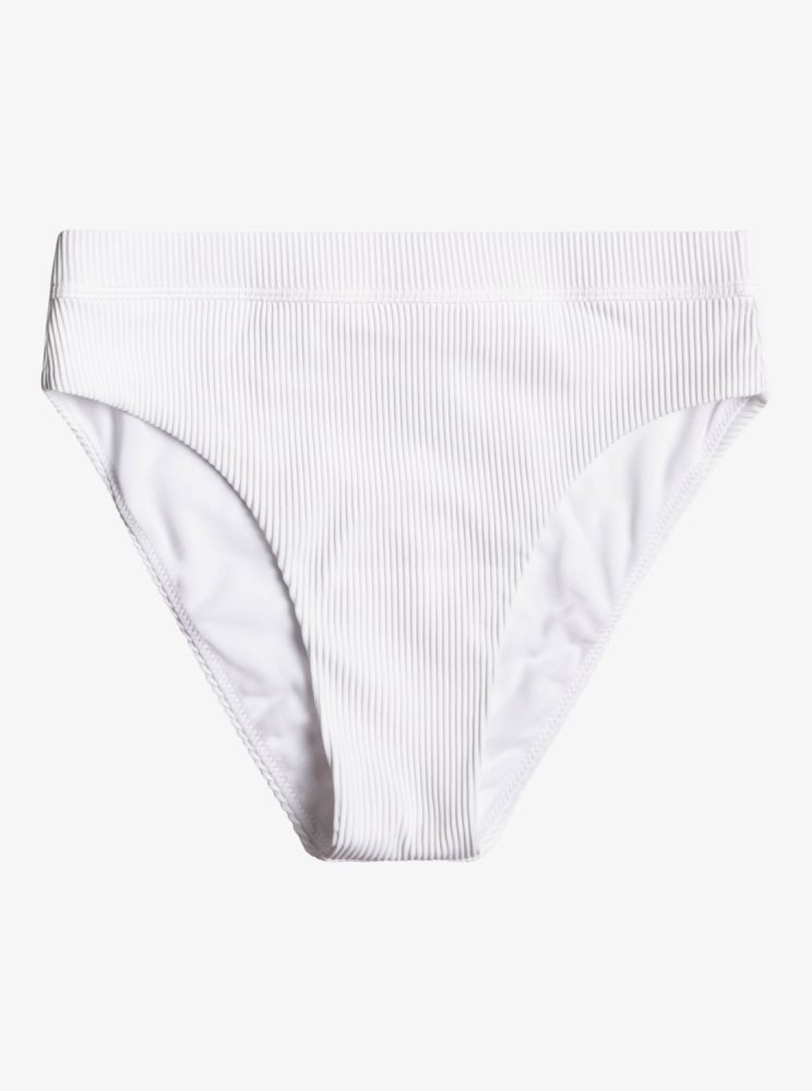 White Women\'s Roxy Love The Shorey Bikini Bottoms | USA ODCW-20314