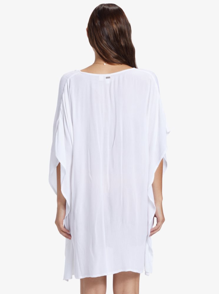 White Women's Roxy Moon Blessing Ponchos | USA SFKP-36279