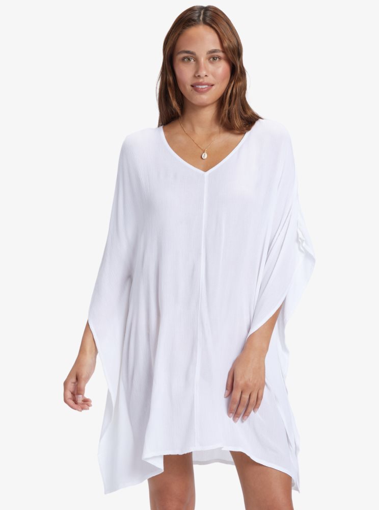 White Women\'s Roxy Moon Blessing Ponchos | USA SFKP-36279