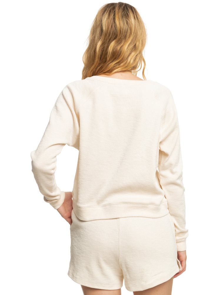 White Women's Roxy Next Door Long Sleeve Tops | USA IBHT-29716