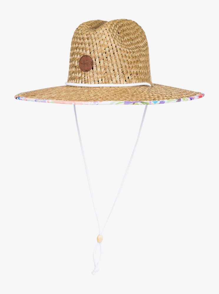 White Women's Roxy Pina To My Colada Printed Sun Hats | USA LMOA-70412