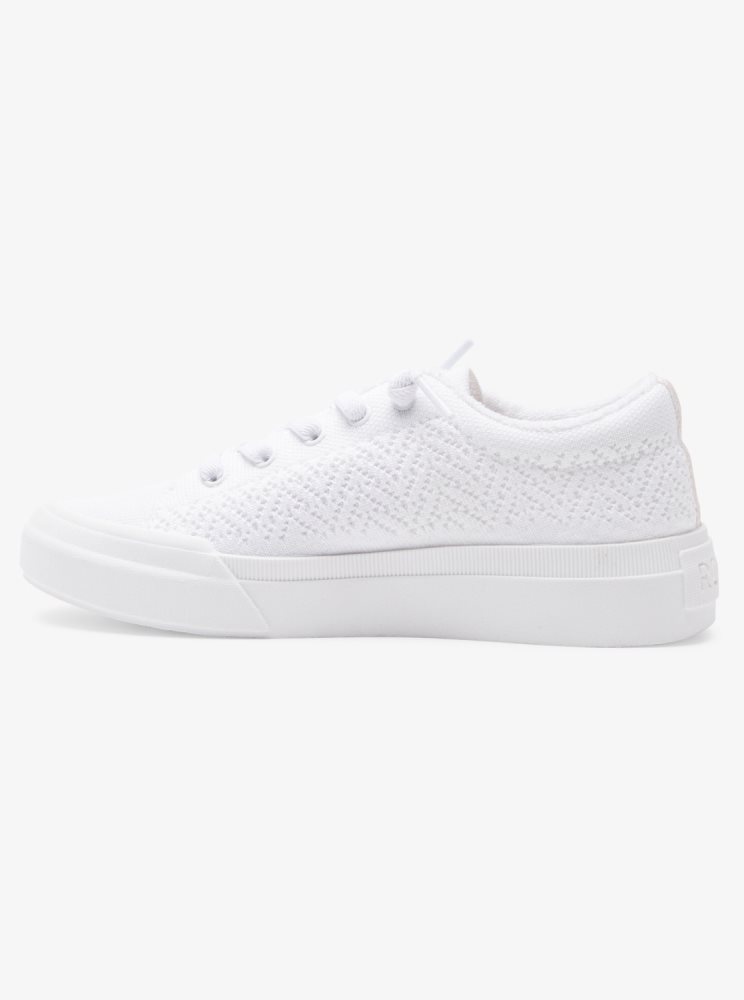 White Women's Roxy Rae Sneakers | USA BRAL-61957